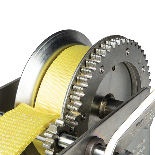 FULTON | 142424 | Trailer Winch, Two-Speed, 3,200 lbs. Capacity, 20 Foot Strap, 10 Inch Handle, Hand Brake, Silver FULTON | 142424 | Trailer Winch, Two-Speed, 3,200 lbs. Capacity, 20 Foot Strap, 10 Inch Handle, Hand Brake, Silver