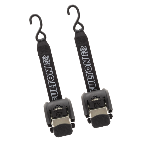 PN 2062000 / F2® Retractable Transom Tie Downs, 2 Inch x 43 Inch, 833 lbs. Capacity, Zinc (2 pack)